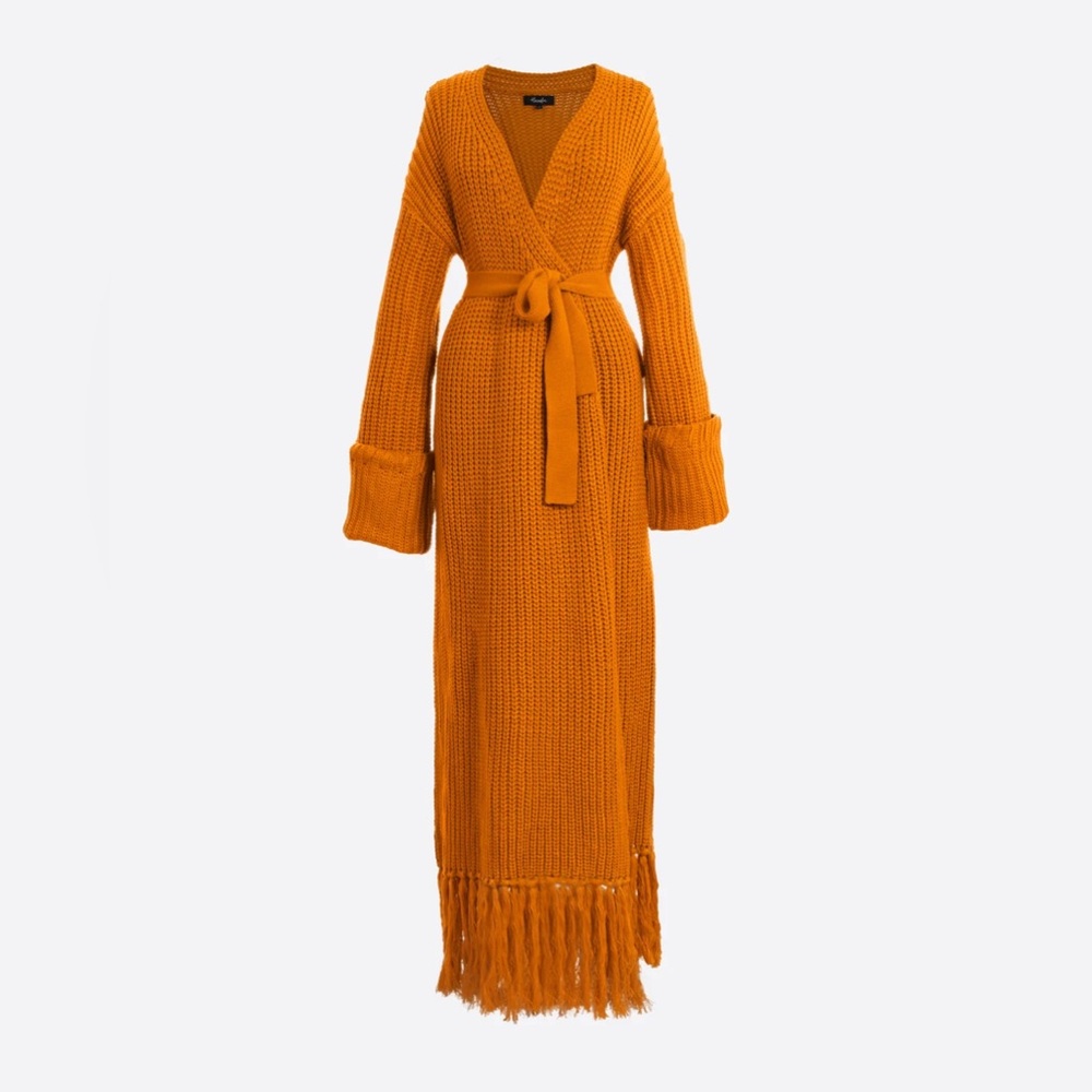 Hanifa Miya Knit Cardigan Dress